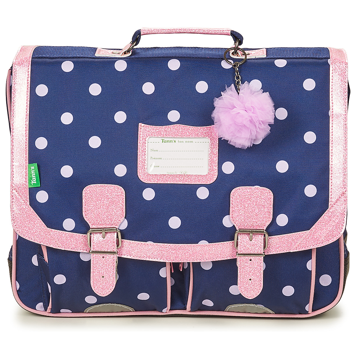 Malas Rapariga Pasta Tann's ROMY CARTABLE 41 CM Marinho / Rosa