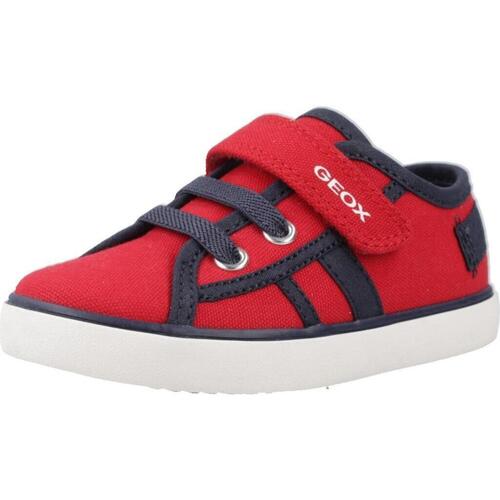 Sapatos Rapaz Sapatilhas Geox B GISLI B. A Vermelho