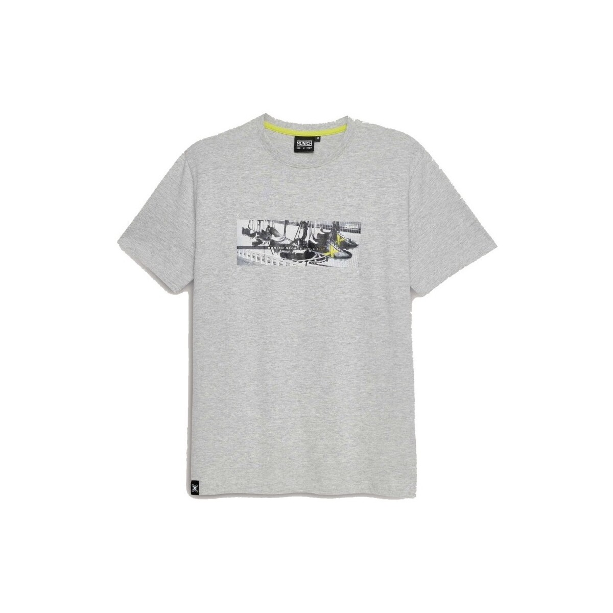Textil Homem T-shirts e Pólos Munich REGULAR T-SHIRT STADIUM Cinza