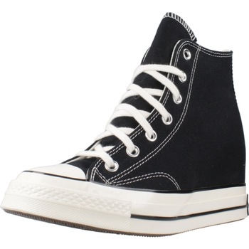 Sapatos Mulher Sapatilhas Converse CHUCK 70 WEDGE Preto