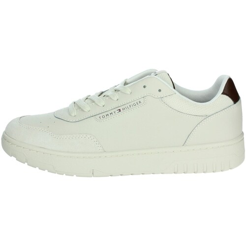 Sapatos Homem Sapatilhas de cano-alto Tommy Hilfiger FM0FM05466 Branco
