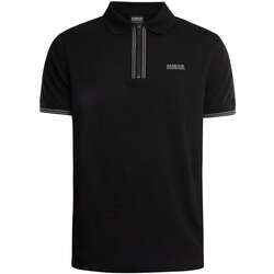 Textil Homem Polos mangas curta Barbour Camisa pólo com carcela de pontas duplas Ollie Preto