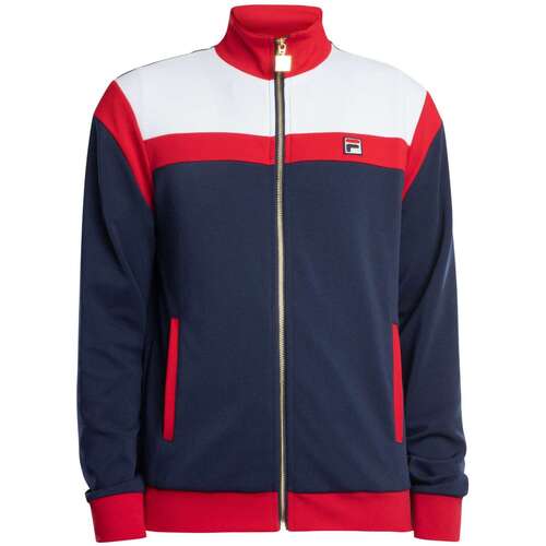 Textil Homem Casacos fato de treino Fila Casaco Cruz Colour Blocked Archive Track Jacket Azul
