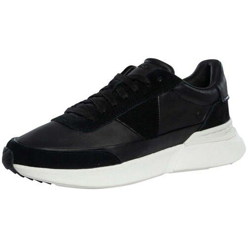 Sapatos Homem Sapatilhas Clarks Sapatilhas de couro Craft Pace Preto