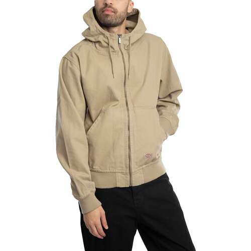 Dickies Casaco com capuz em lona de pato sem forro Bege