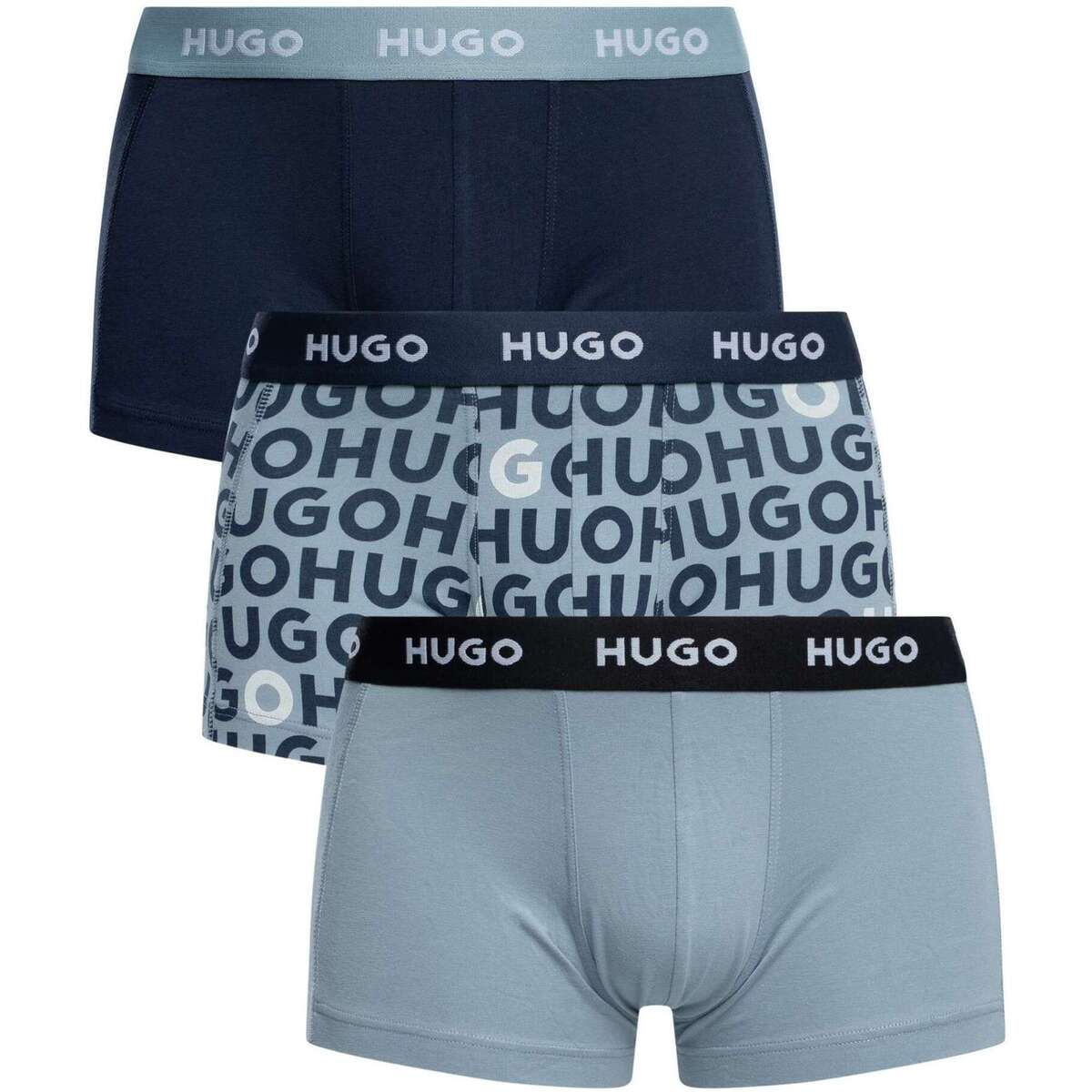 Roupa de interior Homem Boxer BOSS 3 Pack Trunks Multicolor