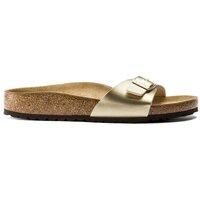 Sapatos Mulher chinelos BIRKENSTOCK Madrid BS Ouro