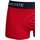 Roupa de interior Homem Boxer Lacoste 3 packs de calções elásticos de algodão Multicolor