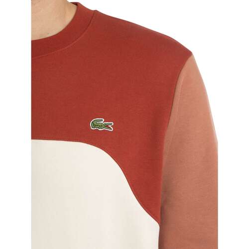 Lacoste Camisola de malha de algodão com blocos de cores Multicolor