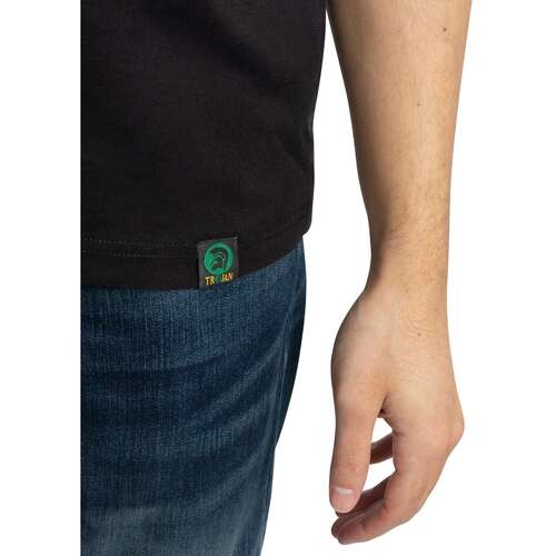 Trojan T-Shirt com emblema simples Preto