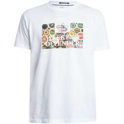 Textil Homem T-Shirt mangas curtas Weekend Offender T-Shirt gráfica Caps Branco