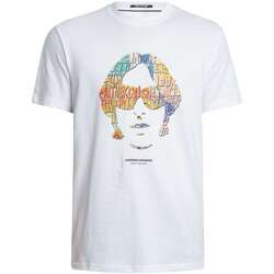Textil Homem T-Shirt mangas curtas Weekend Offender T-Shirt gráfica Kinky Afro Branco