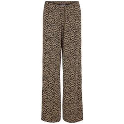 Textil Mulher Calças Vila  Castanho