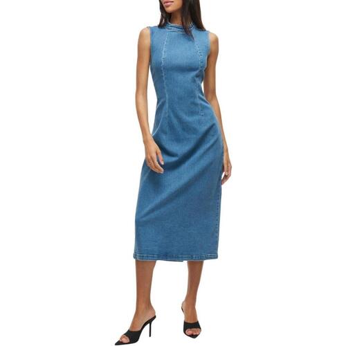 Textil Mulher Vestidos Vila  Azul