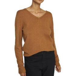 Textil Mulher camisolas Vila  Castanho