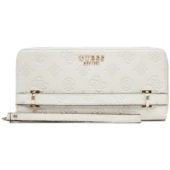 Malas Mulher Porta-moedas Guess ZARELA SLG LARGE ZIP Branco