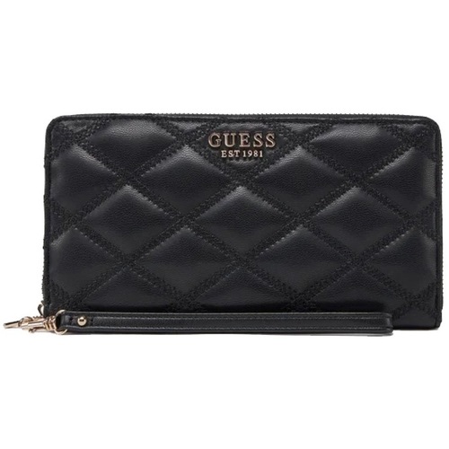 Malas Mulher Porta-moedas Guess TAMSIN SLG CHEQUE Preto