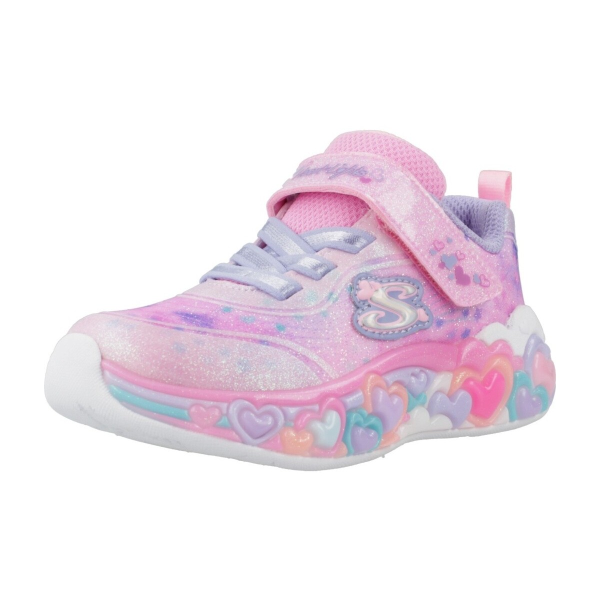Sapatos Rapariga Sapatilhas Skechers ETERNAL HEART LIGHTS Rosa