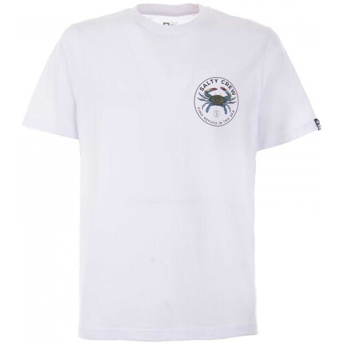 Textil Homem T-shirts e Pólos Salty Crew Blue crabber premium s/s tee Branco