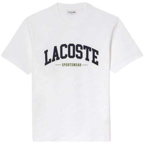 Textil Homem T-Shirt mangas curtas Lacoste  Branco