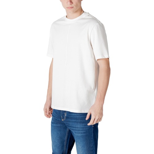 Antony Morato RELAXED FIT WITH MATT PLASTIC PRINT MMKS02487-FA100239 Branco