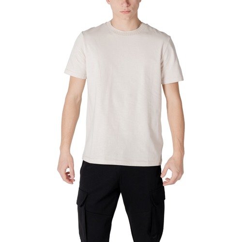 Textil Homem Polos mangas compridas Antony Morato REGULAR FIT WITH EMBROIDERED LOGO MMKS02492-FA100258 Branco