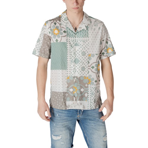 Textil Homem Camisas mangas curtas Antony Morato MMSS00171-FA430634 Verde