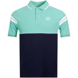 Textil Homem T-shirts e Pólos Sergio Tacchini Cambio Polo Shirt Pool Blue/Maritime Blue/White Turquoise