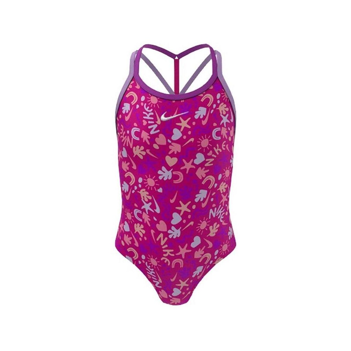 Textil Rapariga Fatos de banho Nike  Rosa