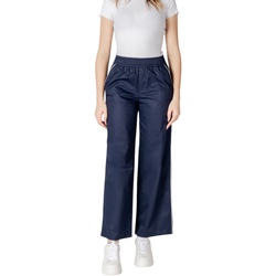 Textil Mulher Calças finas / Sarouels Only Onlzora Mw Pull-Up Piping Pant Pnt 15344272 Azul