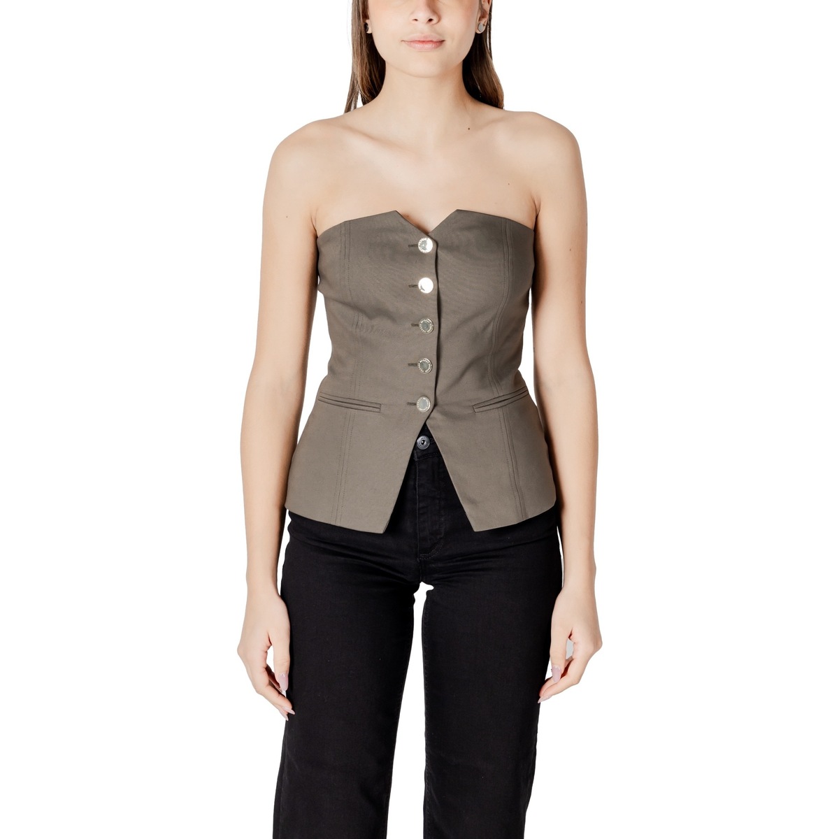 Textil Mulher Tops / Blusas Morgan BUSTIER 251-CLODI.F Verde