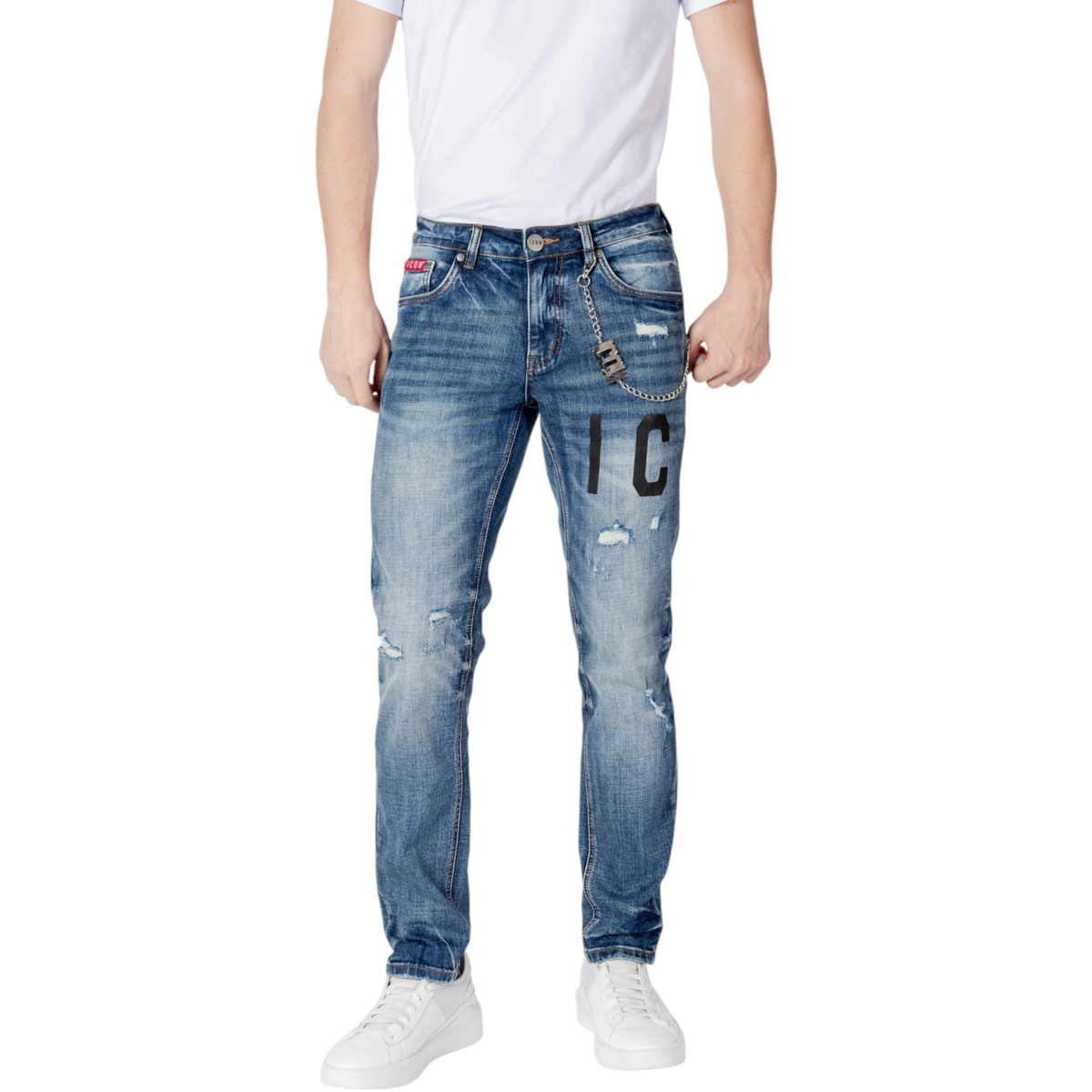 Textil Homem Calças de ganga slim Icon ICUS2S5D012 Azul