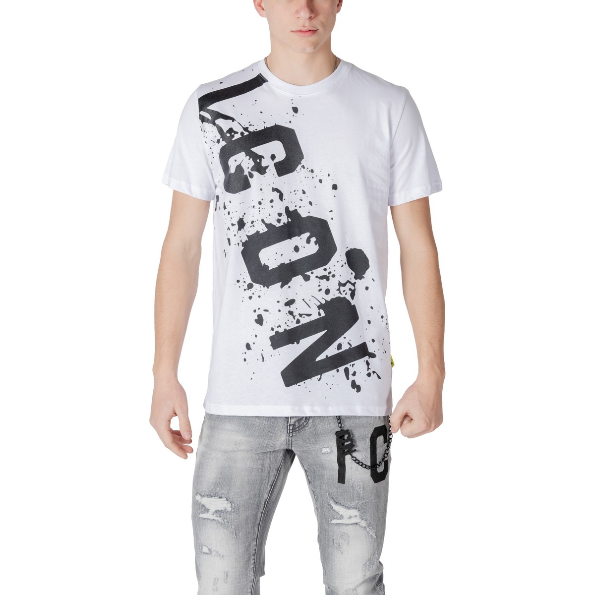 Textil Homem Polos mangas compridas Icon ICUS2S5T028 Branco