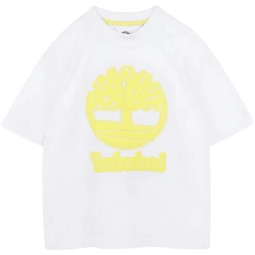 Textil Rapaz T-Shirt mangas curtas Timberland  Branco