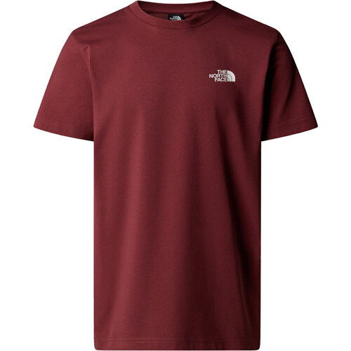 The North Face M S/S SIMPLE DOME TEE Bordô