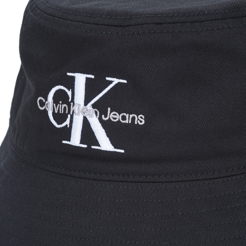 Calvin Klein Jeans MONOLOGO EMBROIDERY BUCKET HAT Preto