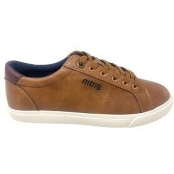 Sapatos Homem Multi-desportos MTNG Sapato de couro masculino MUSTANG 84732 Castanho