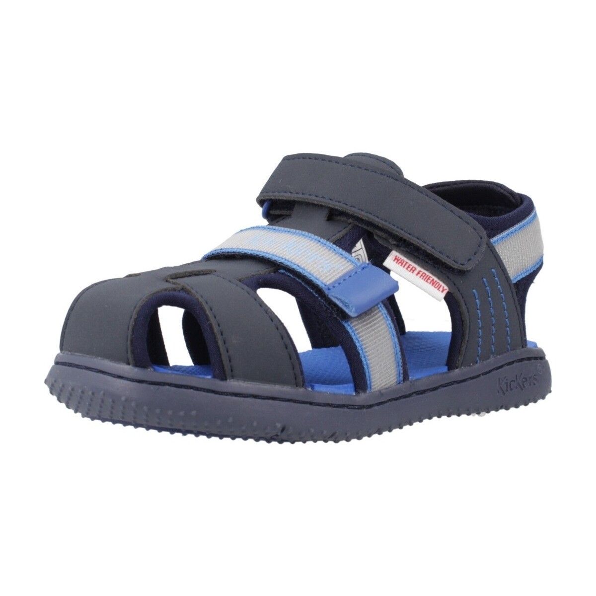 Sapatos Rapaz Sandálias Kickers KICKBEACHOU Azul