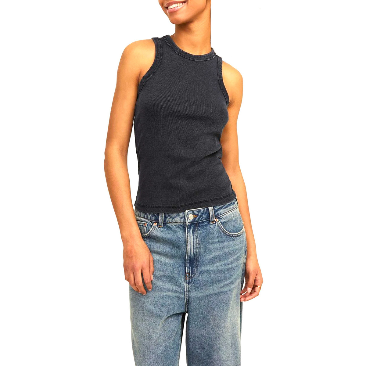 Textil Mulher Tops sem mangas Jjxx  Preto