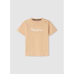 Textil Rapaz T-shirts e Pólos Pepe jeans PB503975-129-10-19 Laranja