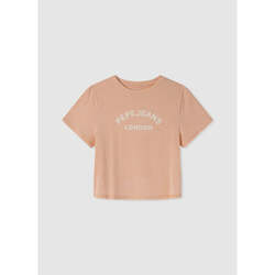 Textil Rapariga T-shirts e Pólos Pepe jeans PG503126-129-10-21 Laranja