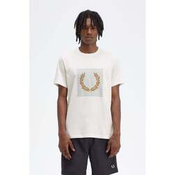 Textil Homem T-shirt mangas compridas Fred Perry  