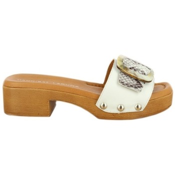 Sapatos Mulher Tamancos Hannibal Laguna ASTANA-15 Branco
