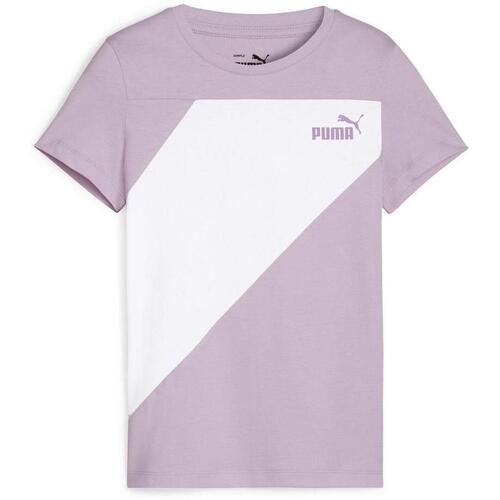 Textil Rapariga T-shirts e Pólos Puma  Violeta