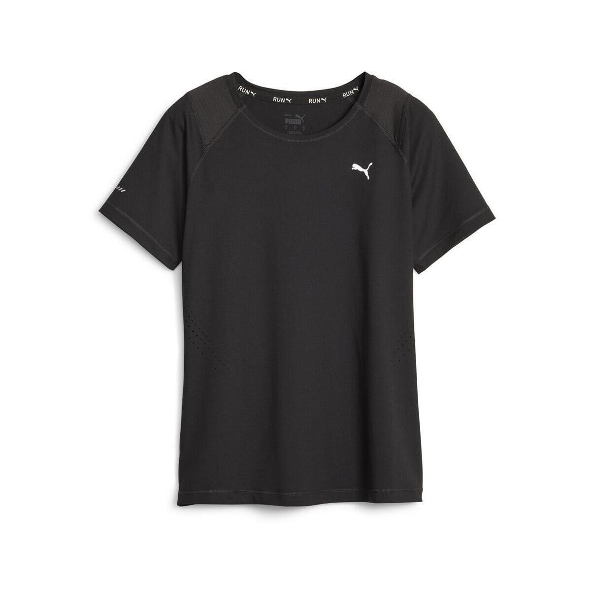 Textil Mulher T-shirts e Pólos Puma  Preto