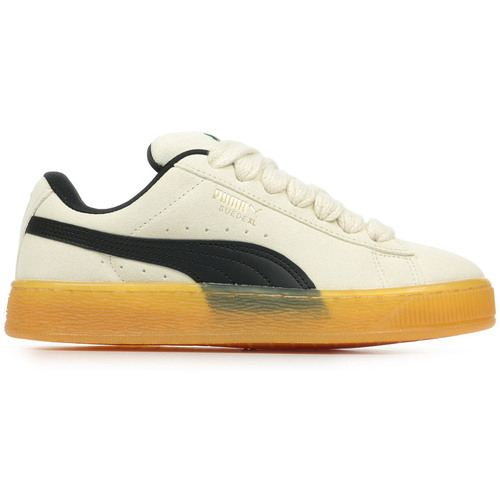 Sapatos Mulher Sapatilhas Puma Suede XL Dark Risk Bege