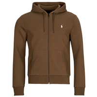 Textil Homem Sweats Polo Ralph Lauren SWEATSHIRT ZIPPE EN DOUBLE KNIT TECH Castanho / Castanha / Castanho