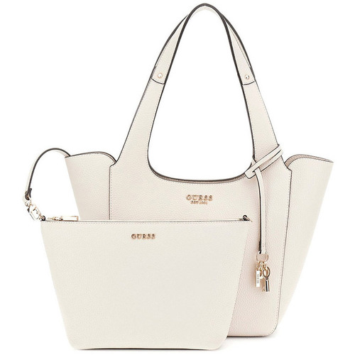 Malas Mulher Bolsa de mão Guess Helina Bags Bege
