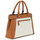 Malas Mulher Bolsa de mão Guess Anadela Bags 3 Compartment Satchel Castanho