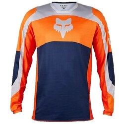 Textil Homem T-Shirt mangas curtas Fox Cross 180 Nitro Azul marinho, Cor de laranja